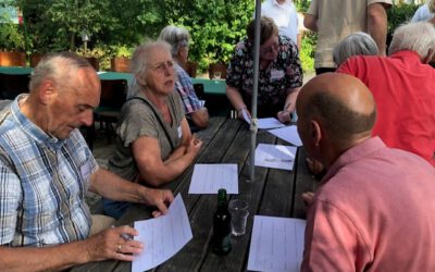 Gezellige BBQ bij de Schaapskooi als feestelijke afsluiter én afscheid van coördinator
