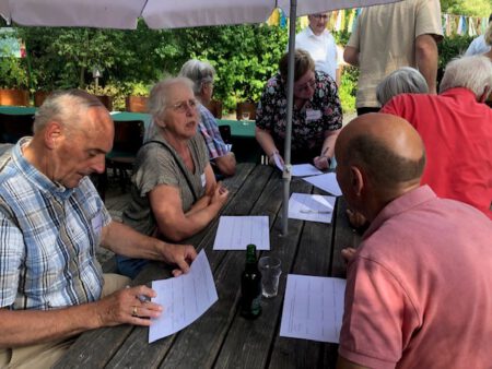 Gezellige BBQ bij de Schaapskooi als feestelijke afsluiter én afscheid van coördinator