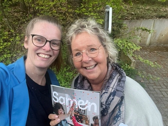 Jantine Dijkstra en Anja van der Kooij